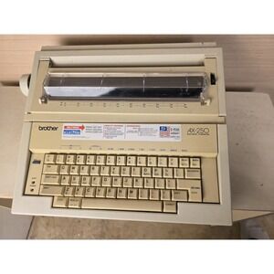 Brother AX-250 Electronic Typewriter Portable TESTED WORKS EXCELLENT COND.